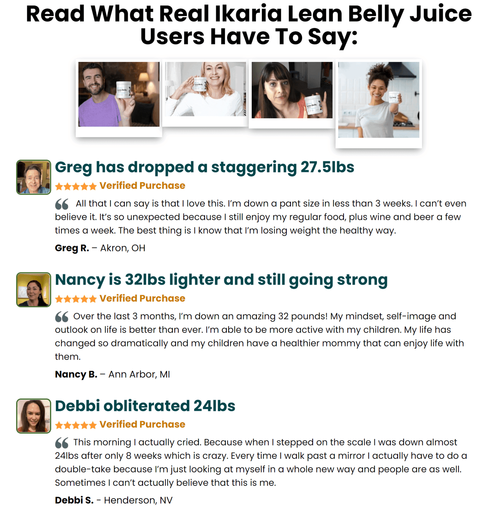 Ikaria Lean Belly Juice Customer Reviews